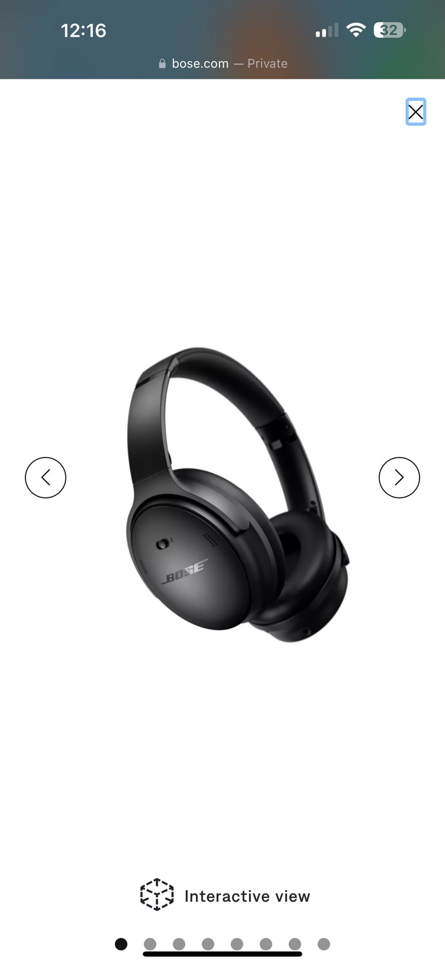 Bose Quiet Comfort Headphones