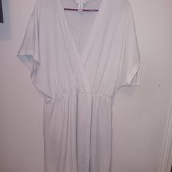 Womens Size Large Off White Dress 