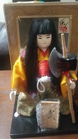 Japanese warrior doll
