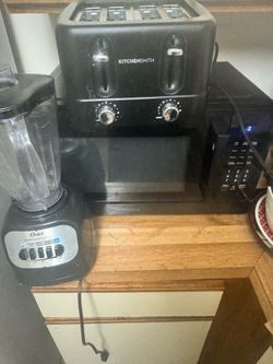 Package deal toaster blender and microwave