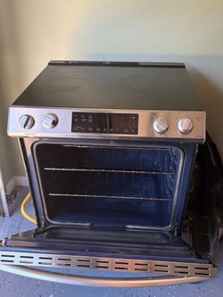 Samsung Slide-In Electric Range Stainless Steel
