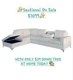 Sectional On Sale Brand New $1099