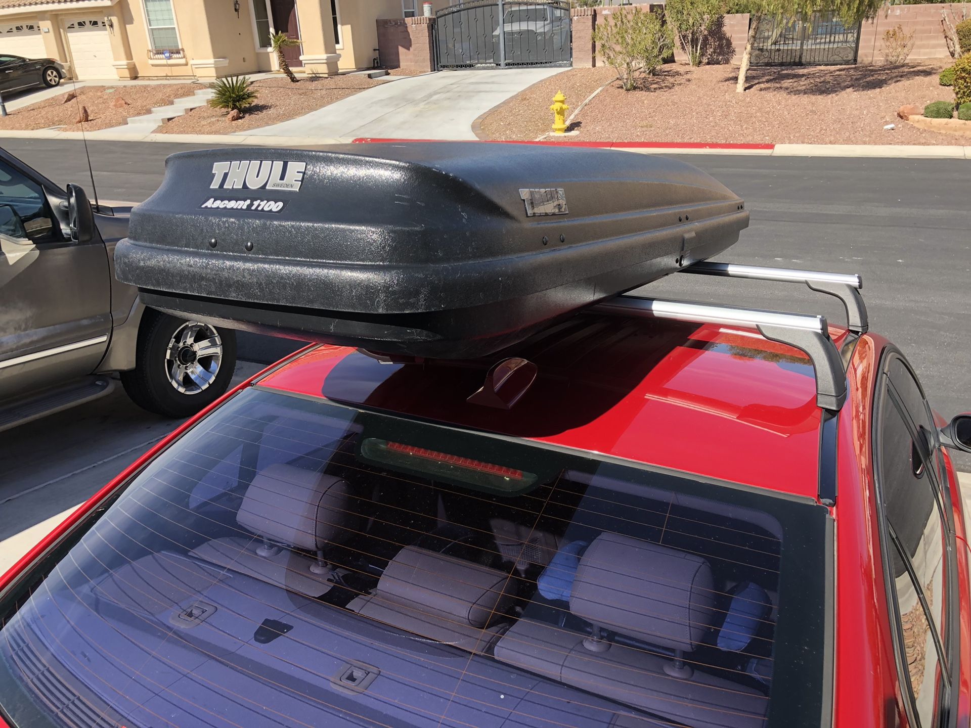 Thule Ascent 1100 cargo storage sky box for racks for Sale in Las Vegas NV OfferUp