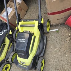 New Lawn Mower Just Needs Battery And Charger