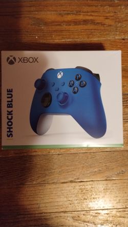 Original Xbox controller brand new never opened the box blue controller
