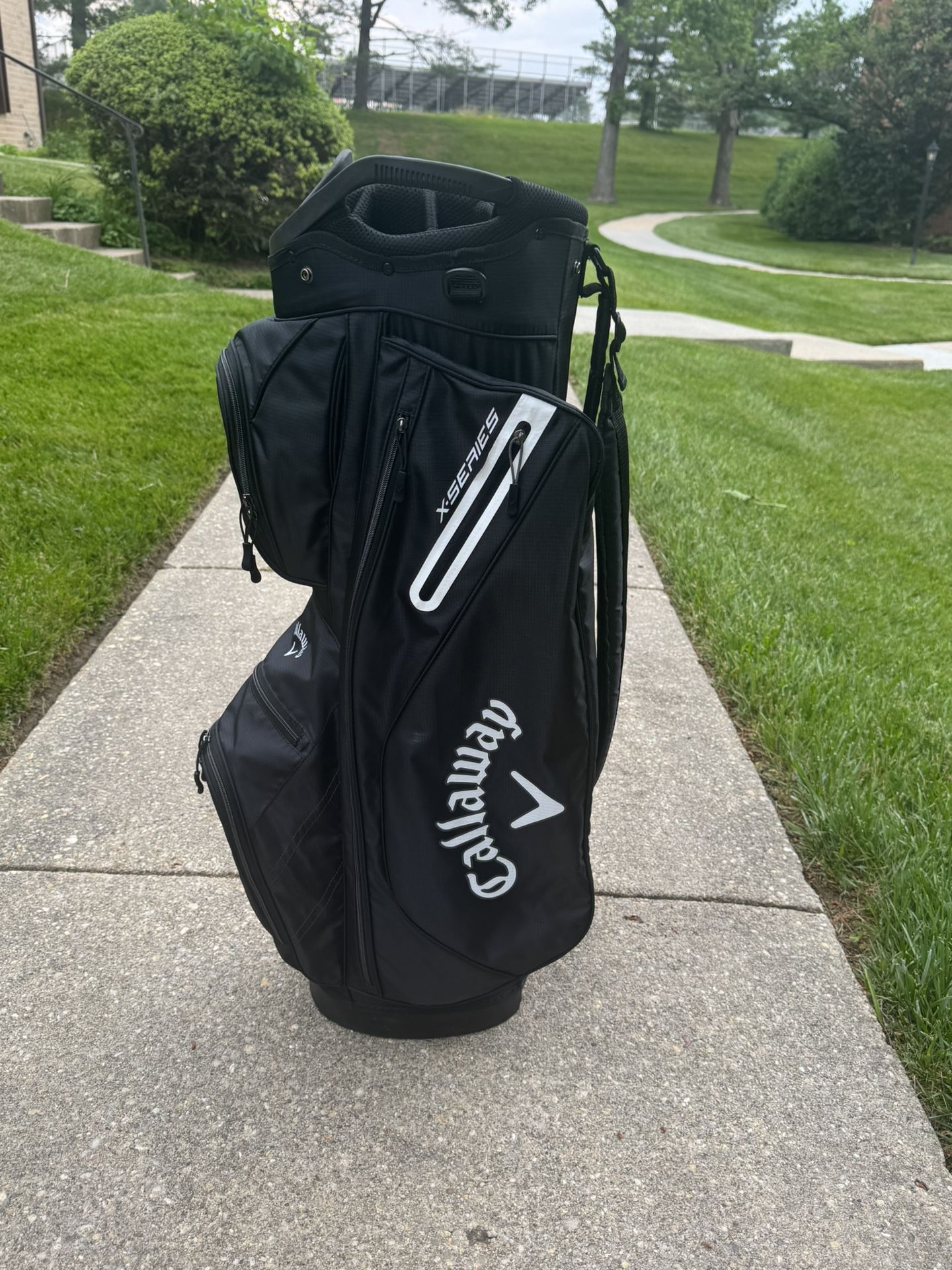 Callaway Black/white Org 14 Cart Golf Bag Used