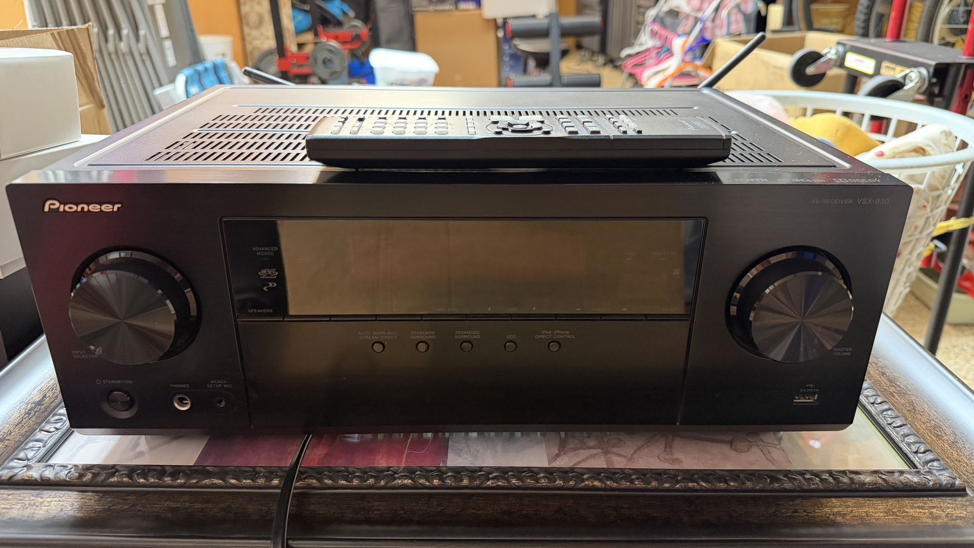 Sourround sound w/ Pioneer receiver, speakers and Sub Woofer