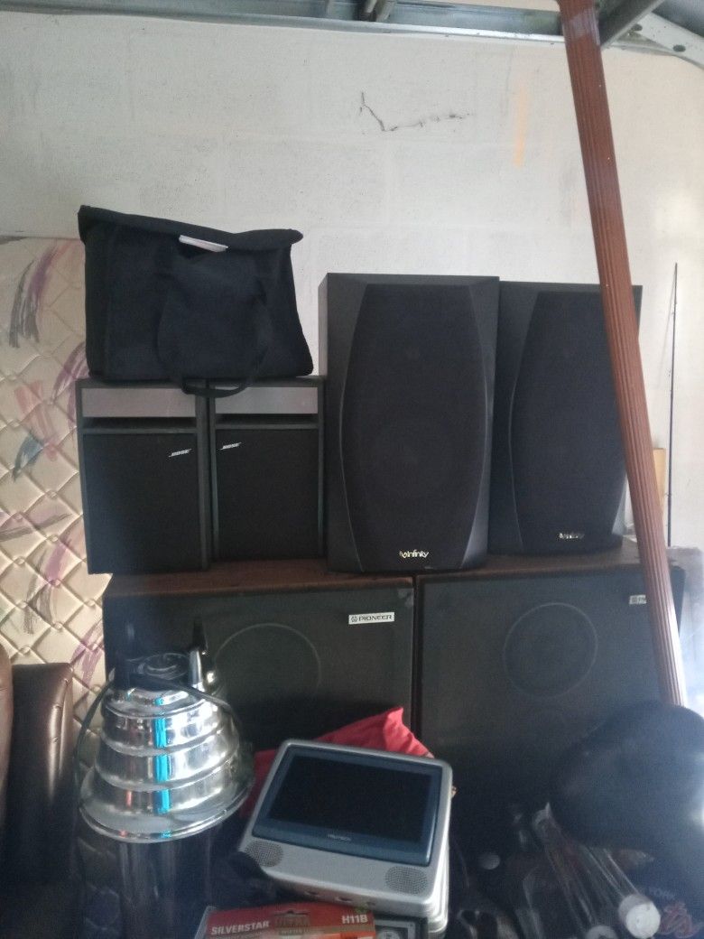 Bose & Infinity Shelf Speakers