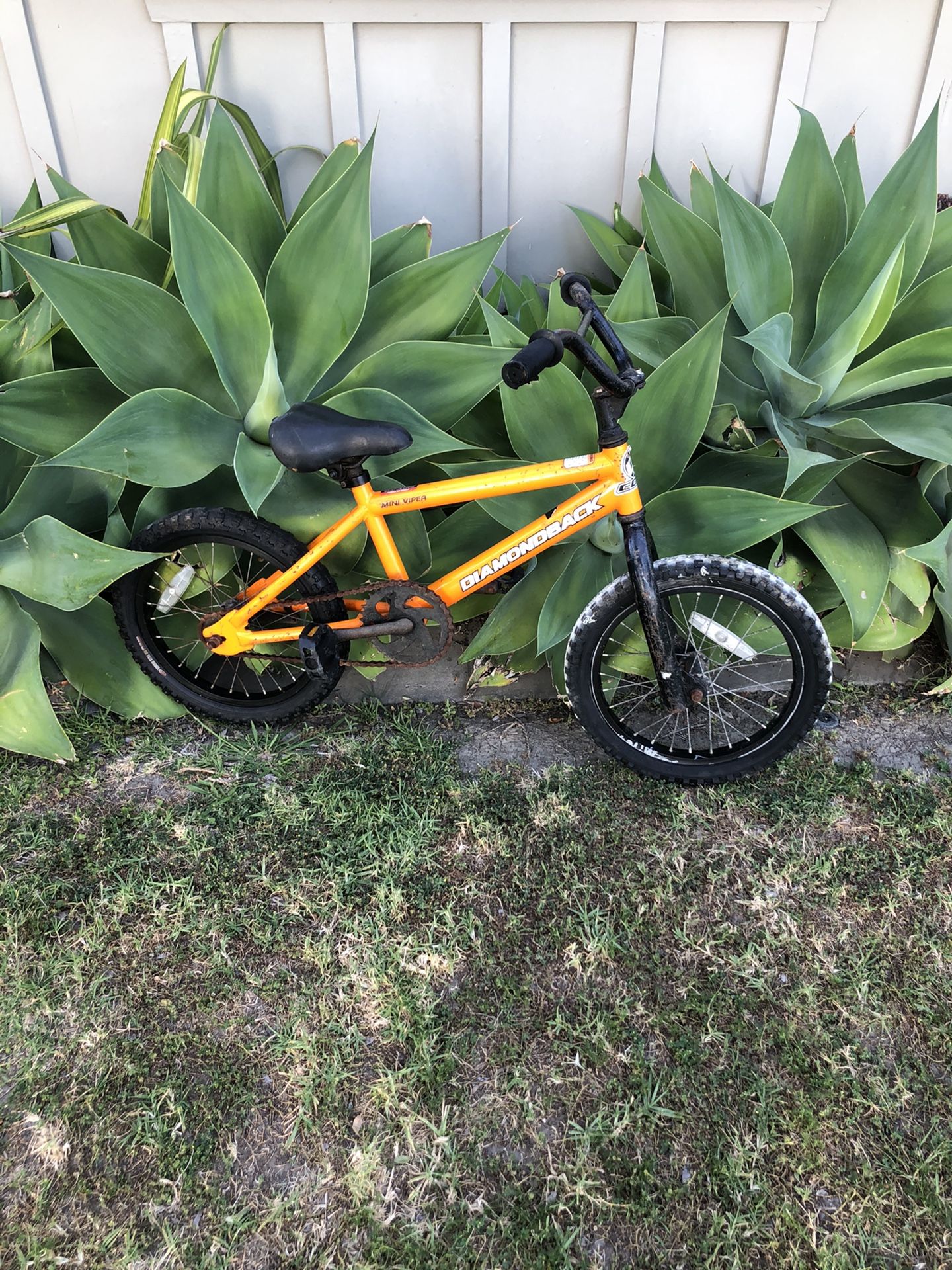 16” Diamondback mini viper orange bmx bike