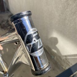 24in Chrome Redline BMX cruiser frame $65