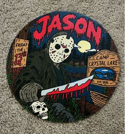 Jason Voorhees Friday the 13th Circle Sign