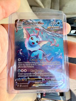 Vaporeon VMax SWSH182 Black Star Promo Pokemon TCG