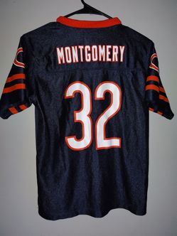 Youth Chicago Bears David Montgomery Jersey - Size Large 12/14 (Navy)