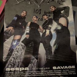 Savage aespa k-pop album book+cd only 