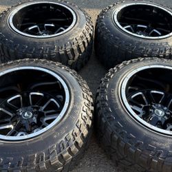 20x14 DEEP DISH RIMS AND TIRES, 6 lug universal