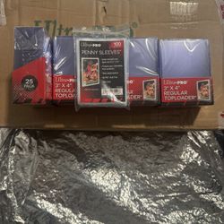 Tcg Sports Cards Top Loaders And Penny Sleeves 