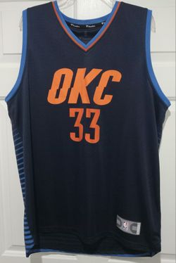 100% AUTHENTIC Men's Fanatics OKLAHOMA CITY THUNDER #33 Nwora OKC Swingman NBA Jersey size XL NEW $20 FIRM 