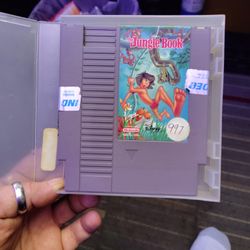 Retro NES The Jungle Book Video Game