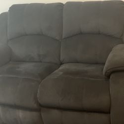 BLACK LOVE  SEAT RECLINER 