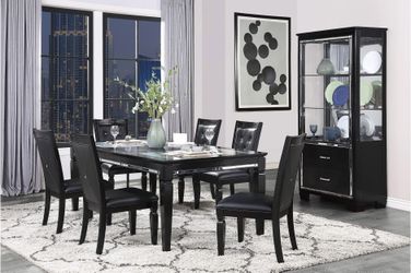 New 7pc dining room table set tax included free delivery