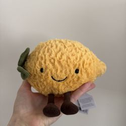 Jellycat Amusables Small Lemon Authentic  NWT