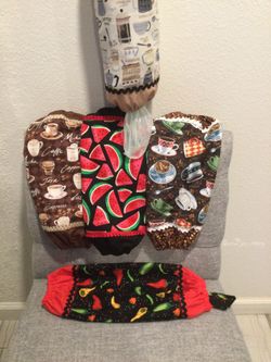 GROCERIES BAGS HOLDERS, NEW, DIFFERENT PATTERNS