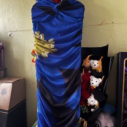 Zara blue flower dress