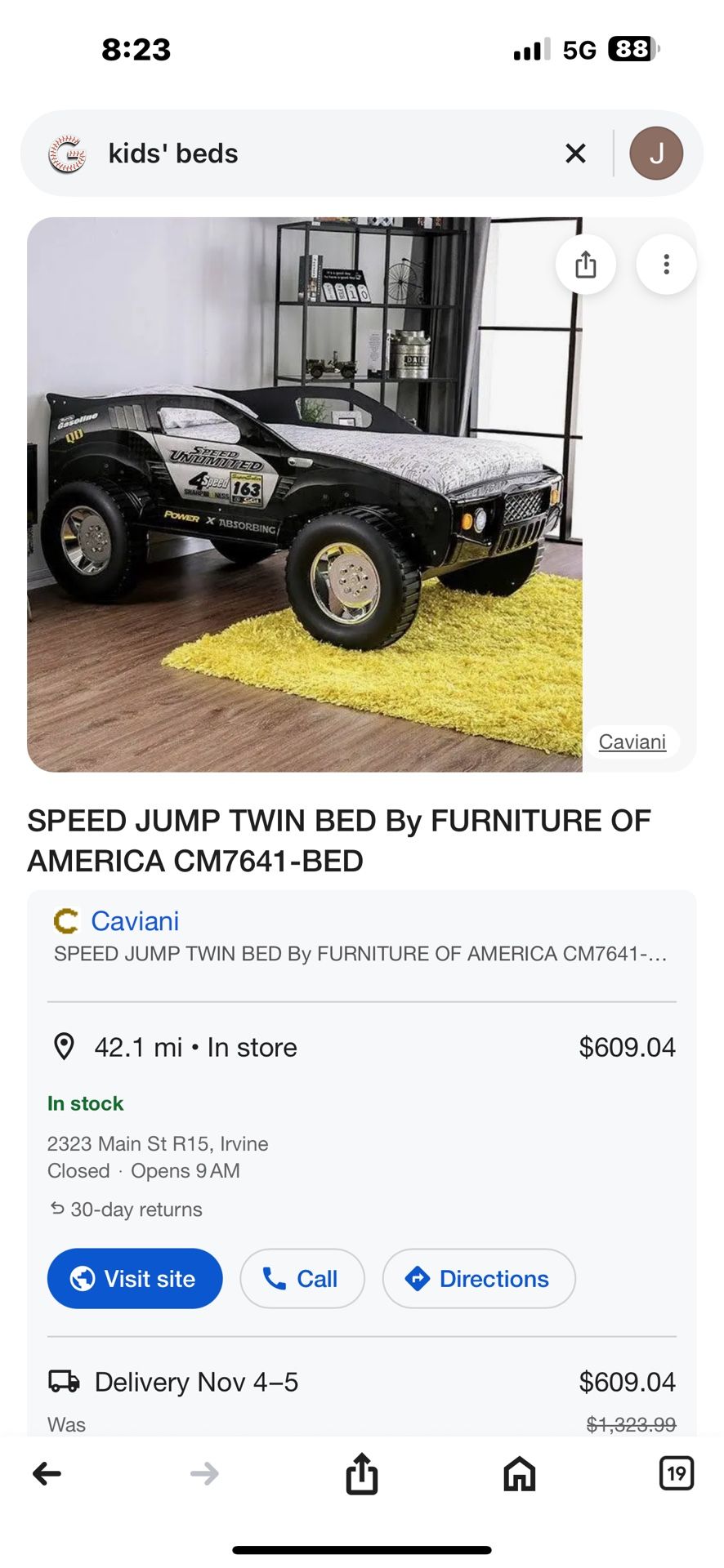 Speed Jump Twin Bed Frame