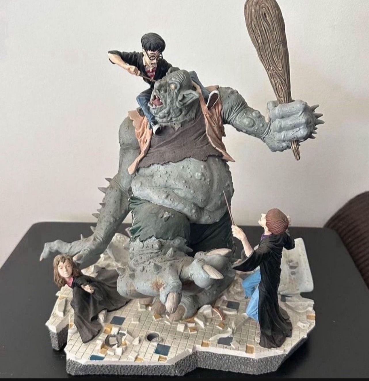Harry Potter Battling The Mountain Troll Statue Limited Ed Figure Collectible