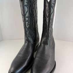 NEW Ariat Heritage Western Boots - Men's 13D - Black Leather