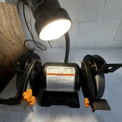 Used 6” Bench Grinder W/light 