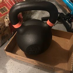 90 Lb  Kettlebell Weight 