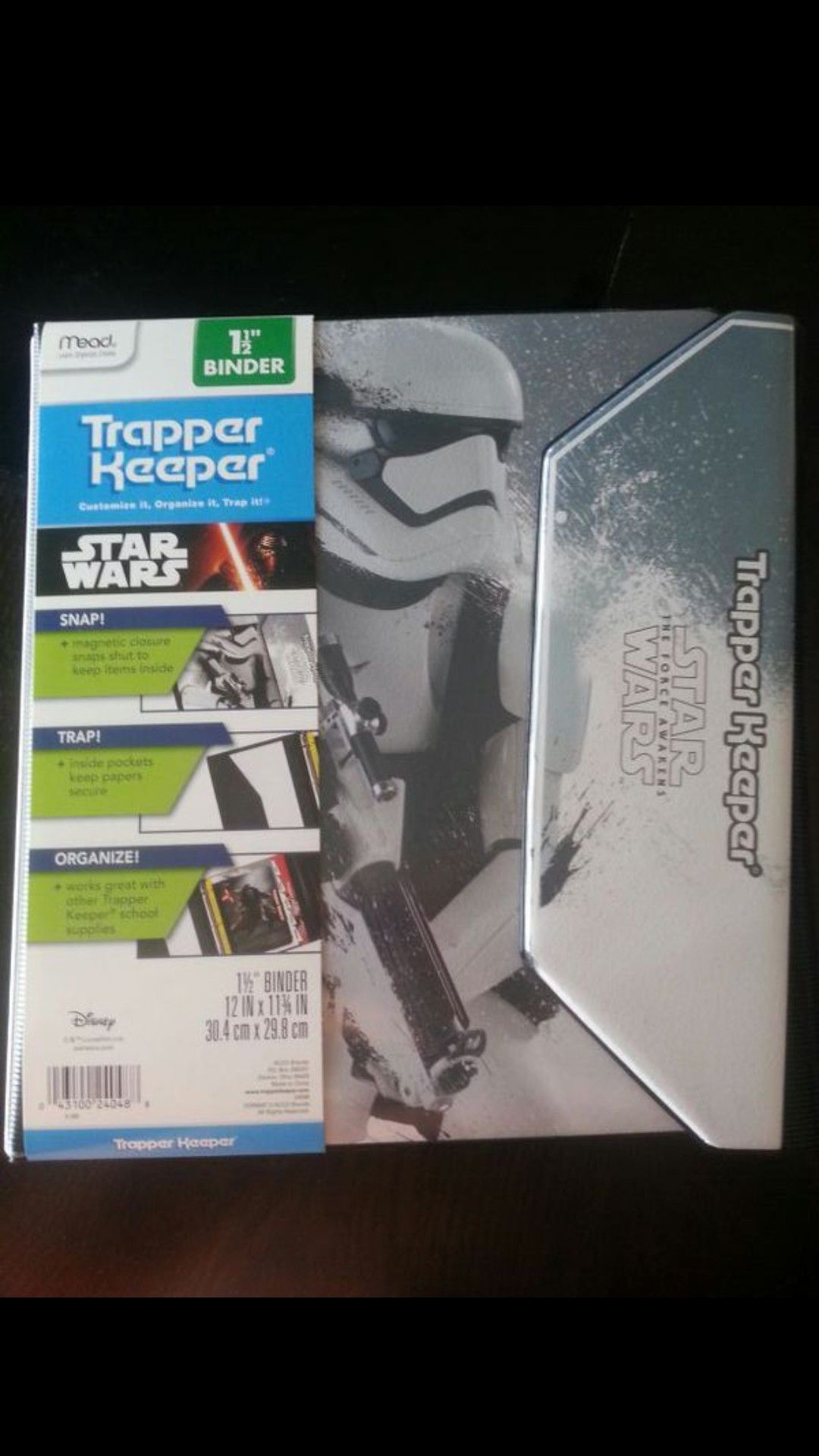 NEW star wars trapper keeper