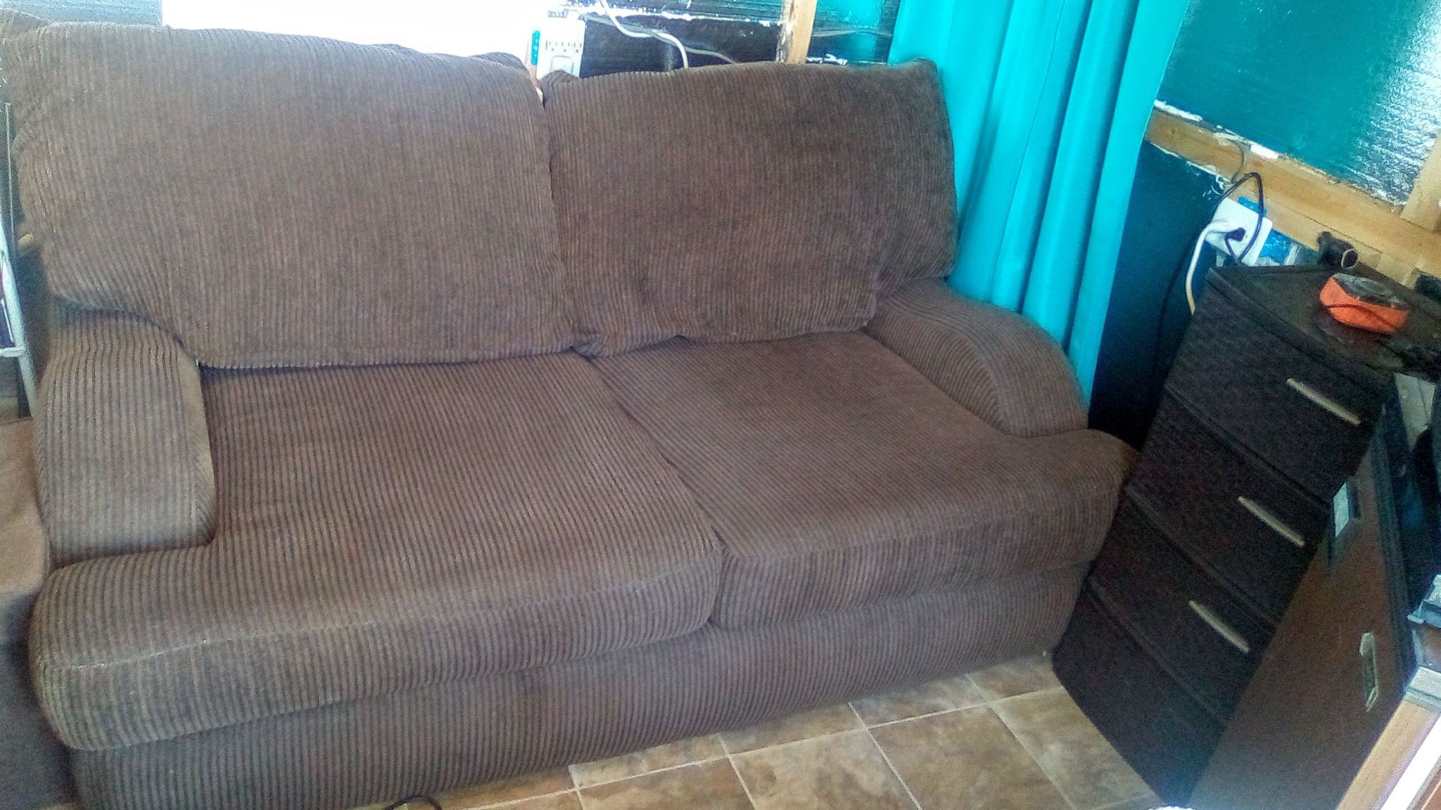 Microfiber Chaise Lounge / Couch