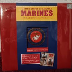 Brand New Marine Keepsake Scrapbook