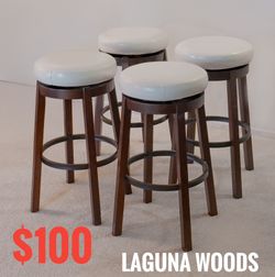 Swivel Bar Stools (Set Of Four)