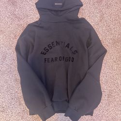 Black Essentials Hoodie