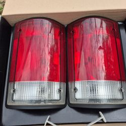 Nice Used Factory Tail Lighta From 1997 Ford Econoline Van