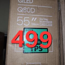 SAMSUNG 55"INCH QLED 4K Q80D 