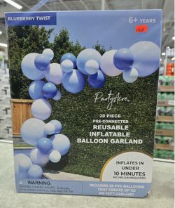 Party Aire Reusable Inflatable Ballon Garland 28 pcs