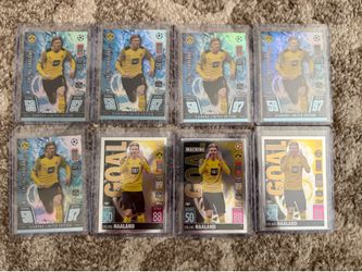 Erling haaland topps match attax diamond limited / goal machine lot
