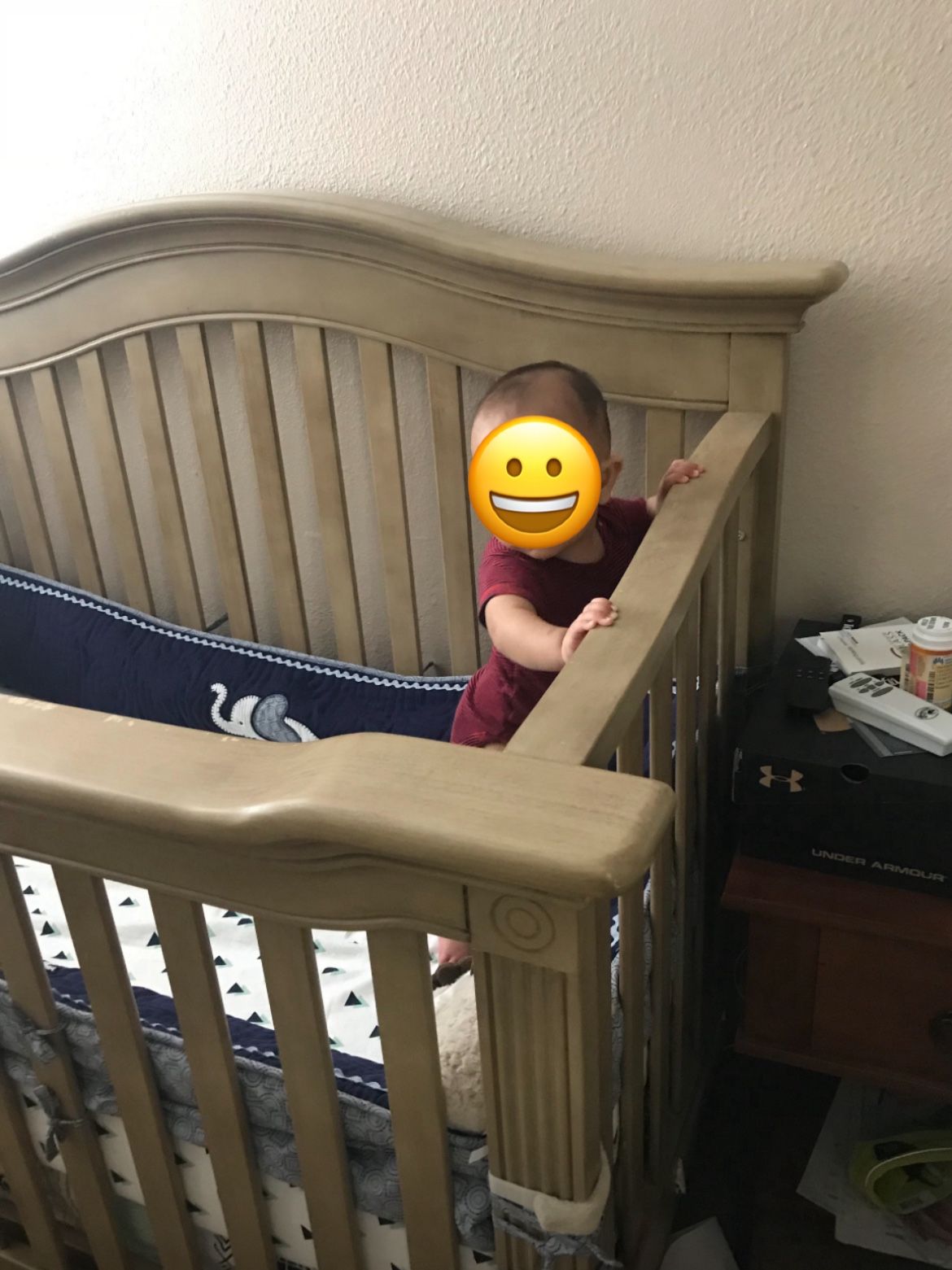 Baby Caché 4-in-1 Convertible Crib with mattress & changing station