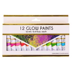 12 Glow Paints 