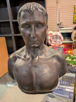 Modern Resin Napoleon Bonaparte Bust Sculpture Classical Military Portrait Decor
