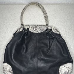 Mania Genuine Italian Leather - Large Handbag 