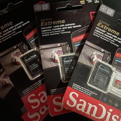 SanDisk Micro SD Cards 