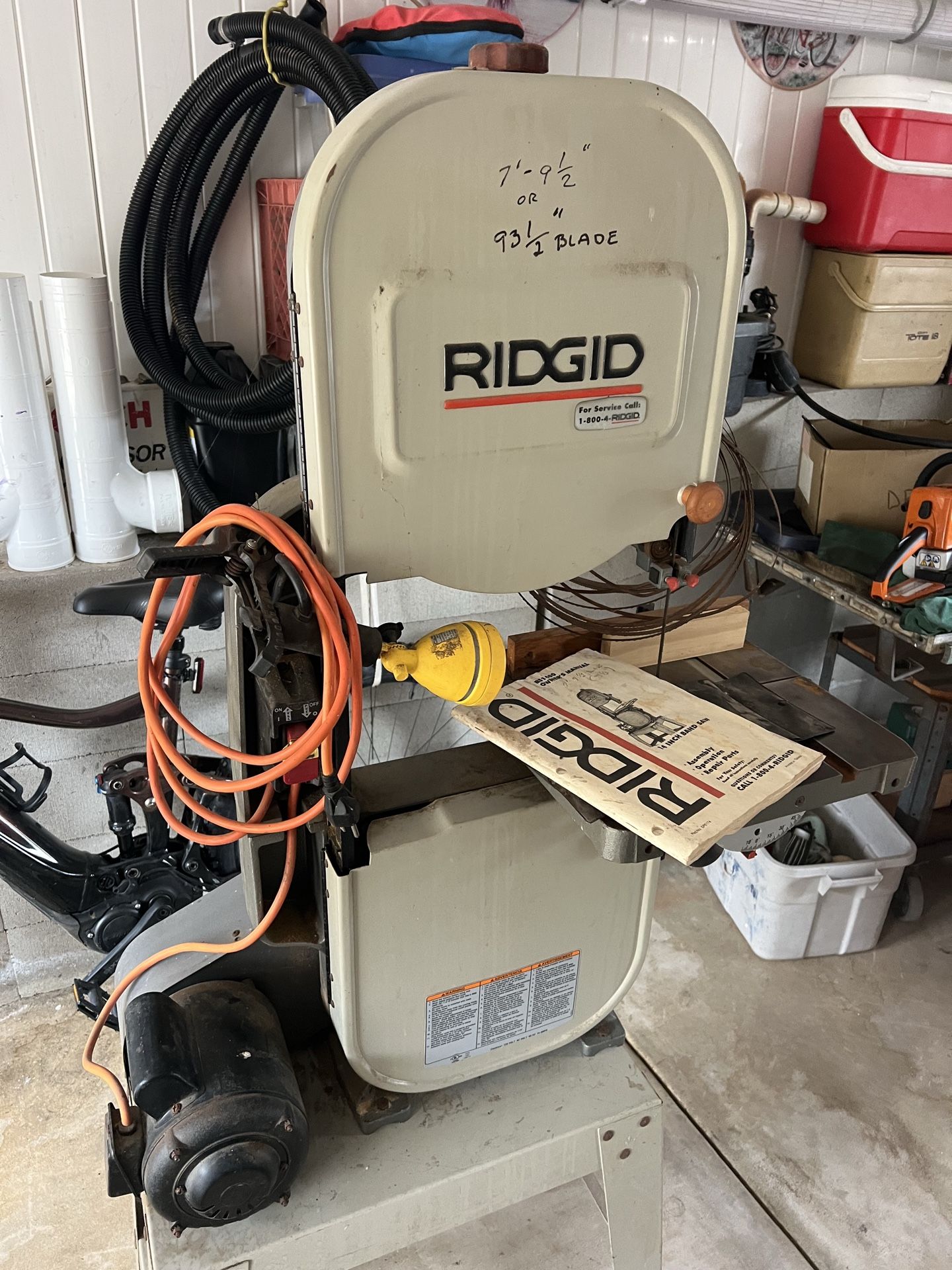 Band saw RIGID 14”
