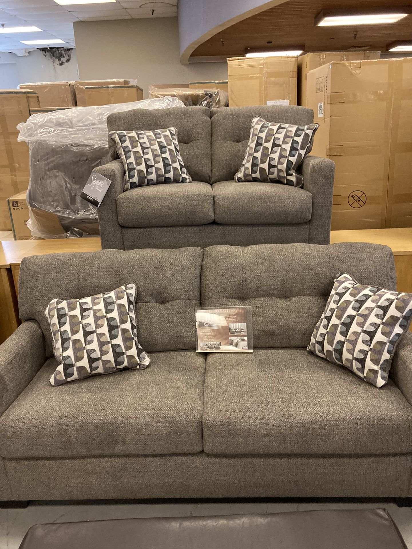 New Ashley furniture Sofa And Loveseat Set