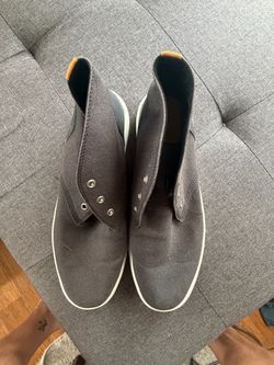 Black Canvas dress shoes