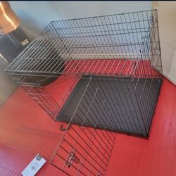 New Xl'XXL Dog Crate With Tray 2 Doors & Puppy Training Divider Up To 90 Lbs Animal Cage Puppy Dog Kennel Folds Flat Jaula De Mascota 